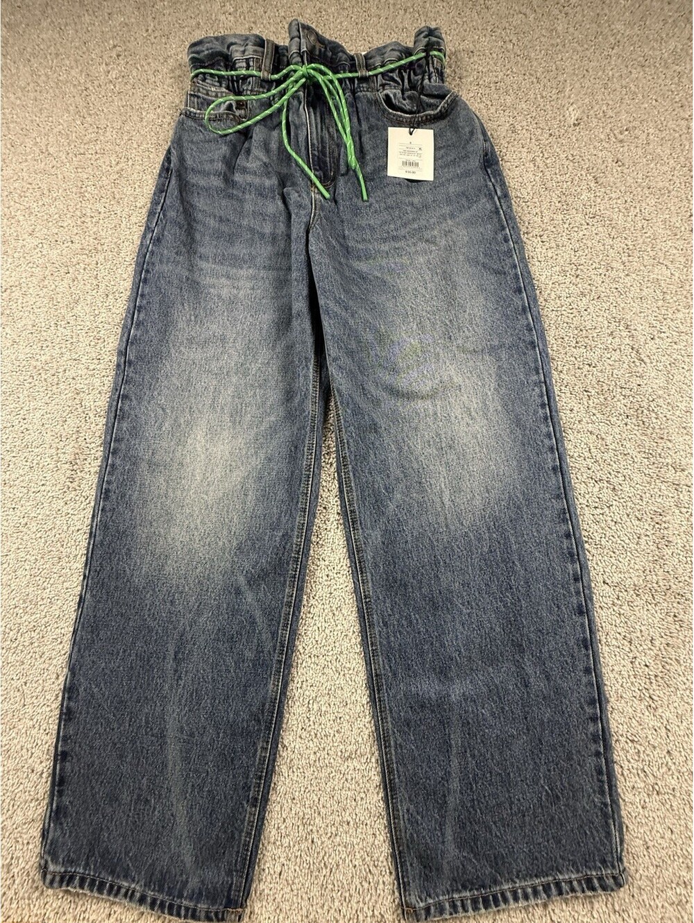 NWT KBB By Hahlana Highest Rise Barrel Jeans Size 8